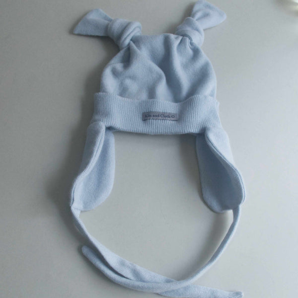 Cashmere Trapper Hat - Soft Sky Blue