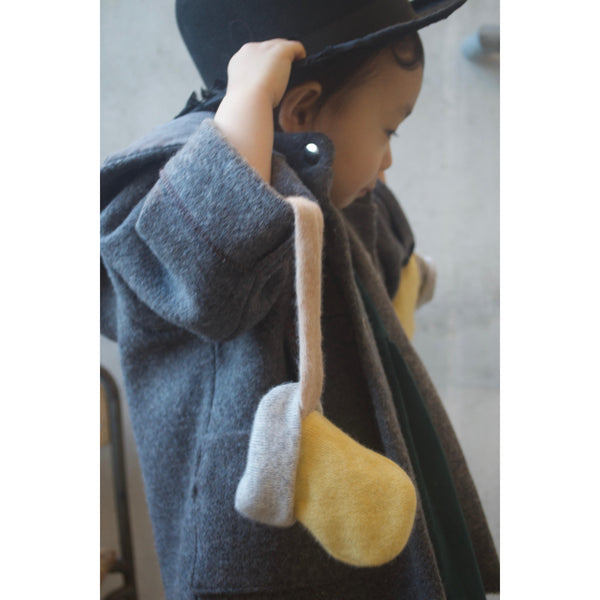 Cashmere Mittens - Architect Steel