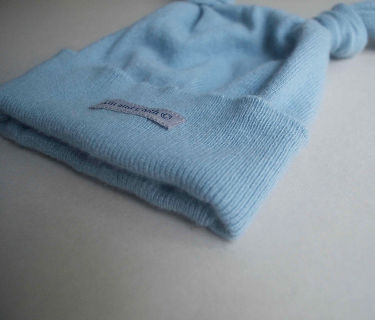 Cashmere Bunny Hat - Sky – Kin and Cloth