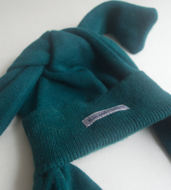 Cashmere Trapper Hat - Artist Green