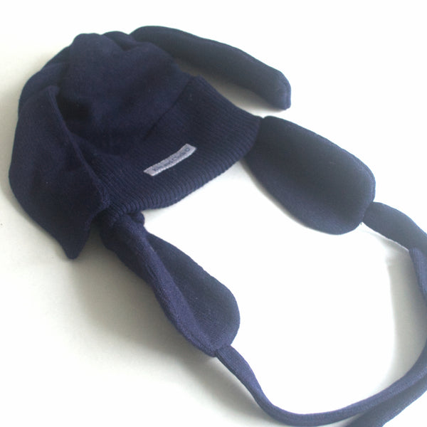 Cashmere Trapper Hat - Navy