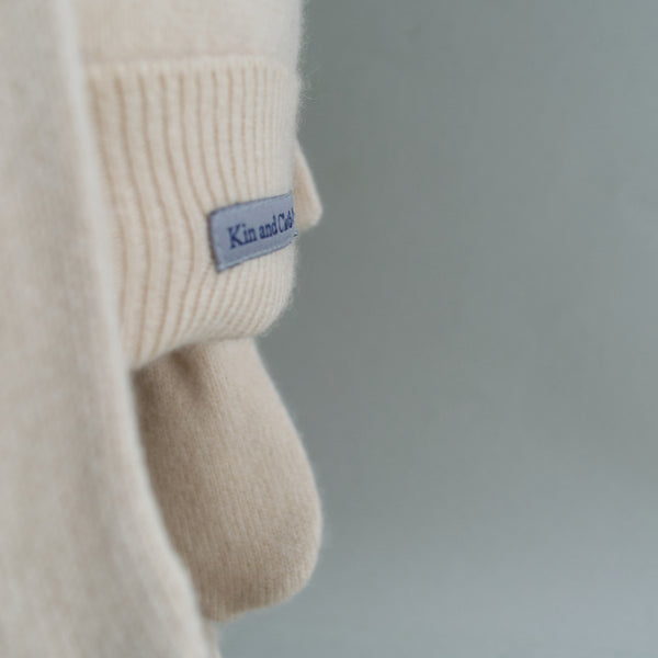 Cashmere Trapper Hat - Soft Peach
