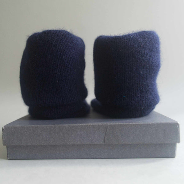 Cashmere Booties/socks - Navy