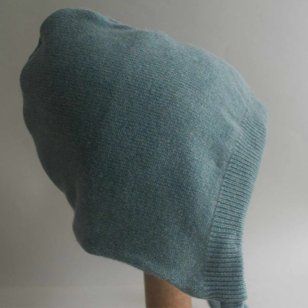 Cashmere Bonnet - Wedgwood/Deep Sage